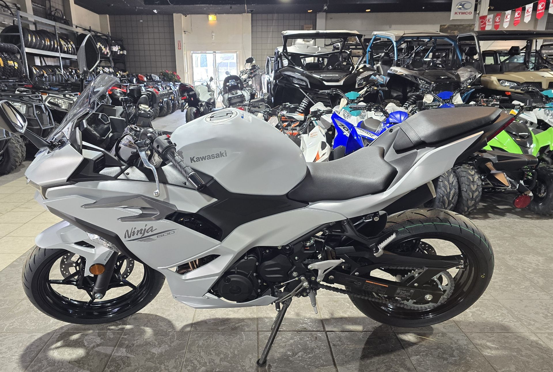 New 2025 Kawasaki Ninja 500 powersports in Salinas, CA | Stock