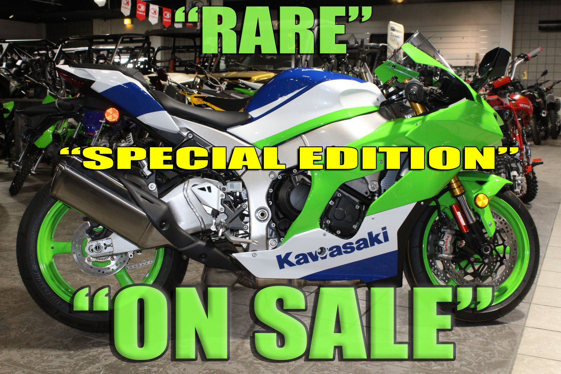New 2024 Kawasaki Ninja ZX-10R 40th Anniversary Edition ABS