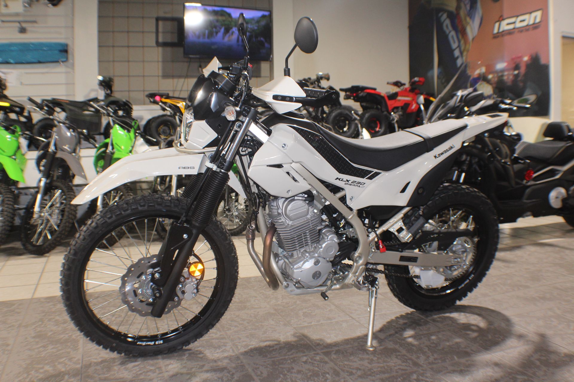 New 2026 Kawasaki KLX 230 SHERPA S ABS powersports in Salinas, CA