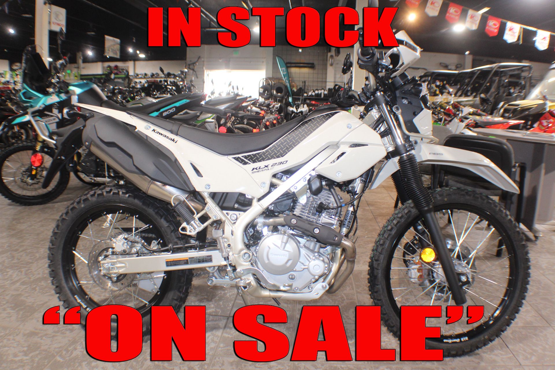 New 2026 Kawasaki KLX 230 SHERPA S ABS powersports in Salinas, CA