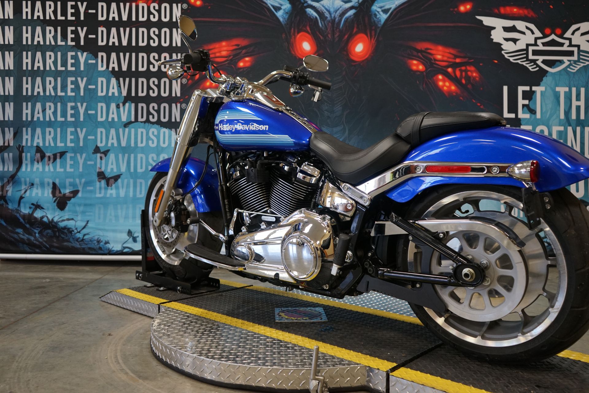 Used 2023 Harley-Davidson Fat Boy® Anniversary Bright Blue With