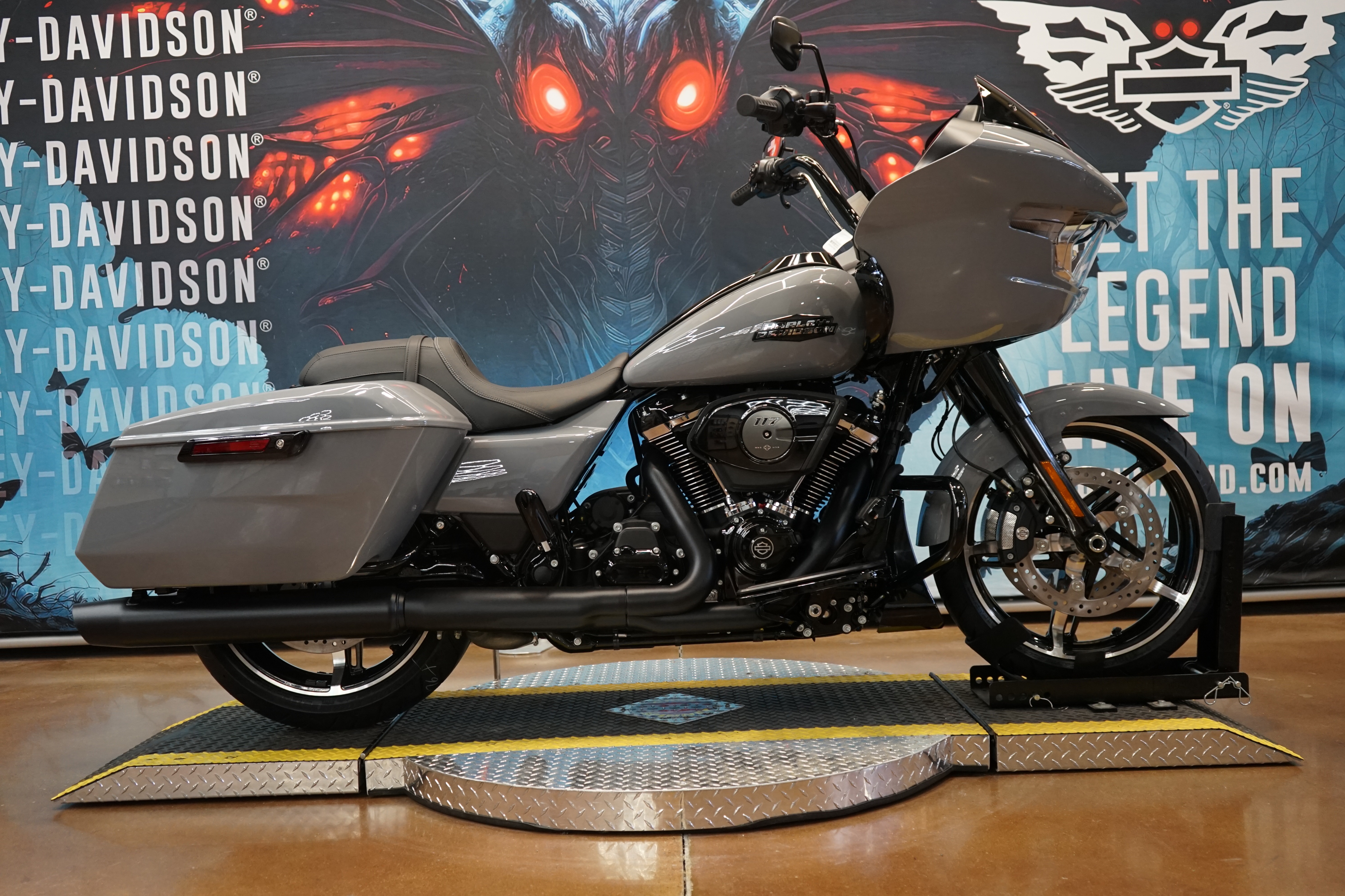 New 2026 Harley-Davidson Road Glide® Dark Billiard Gray Black Two