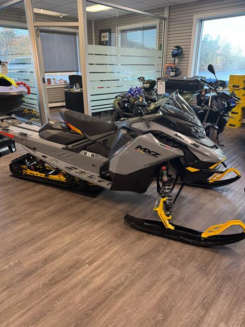 New 2025 Ski-Doo MXZ Adrenaline w/ Blizzard Package 137 850 E-TEC ES Ice  Ripper XT 1.25 | Snowmobiles in Queensbury NY | Monument Grey / Black