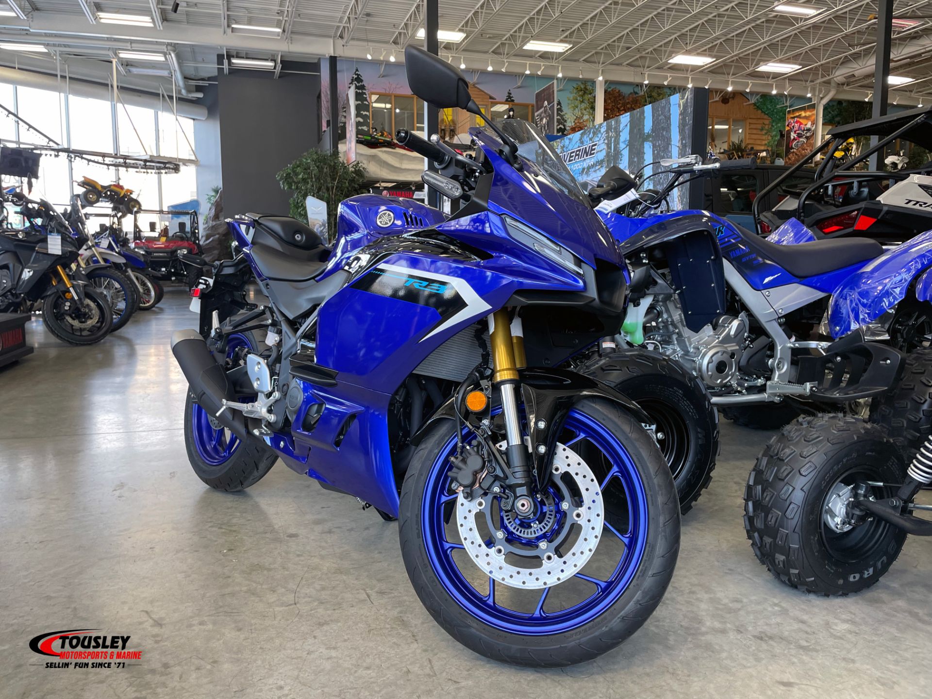 YAMAHAヤマハ BlueJeans Professinal New 2025 Yamaha YZF-R3, De Pere WI | Specs, Price, Photos