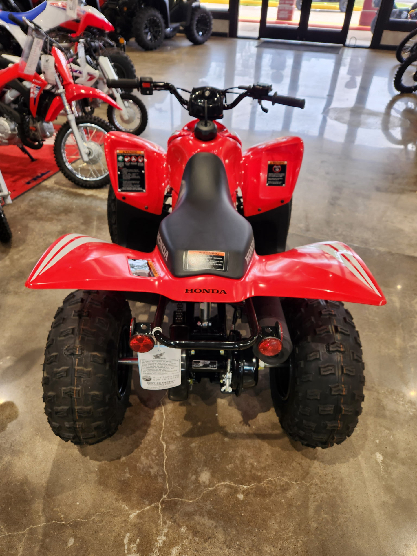 New 2025 Honda TRX90X, Orange TX Specs, Price, Photos Red J100336