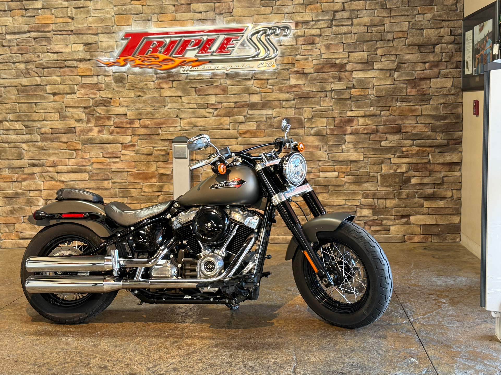 Used 2018 Harley-Davidson Softail Slim® 107 Industrial Gray Denim