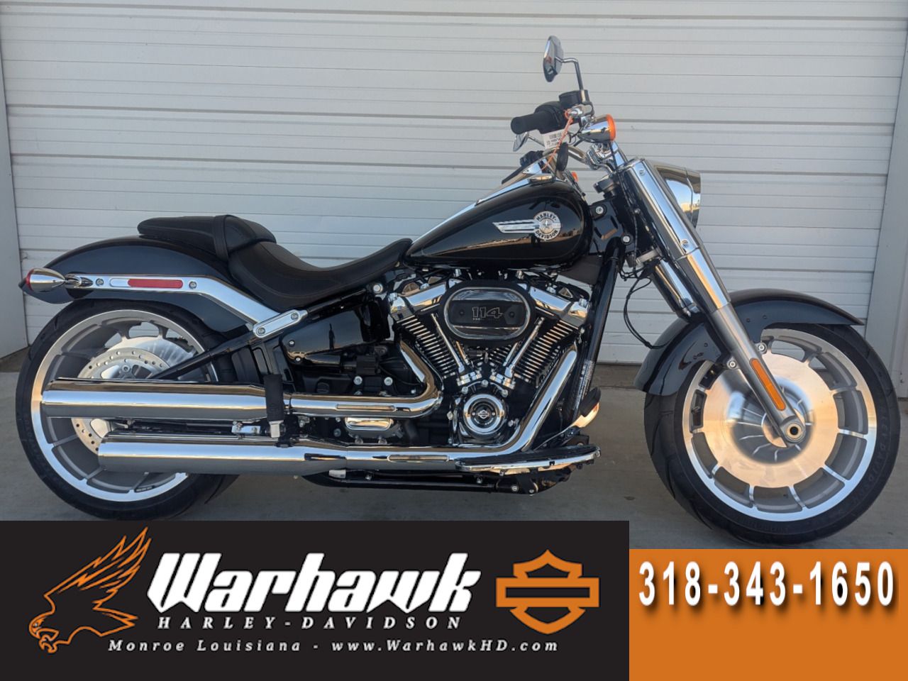 New 2024 Harley-Davidson Fat Boy® 114 Vivid Black