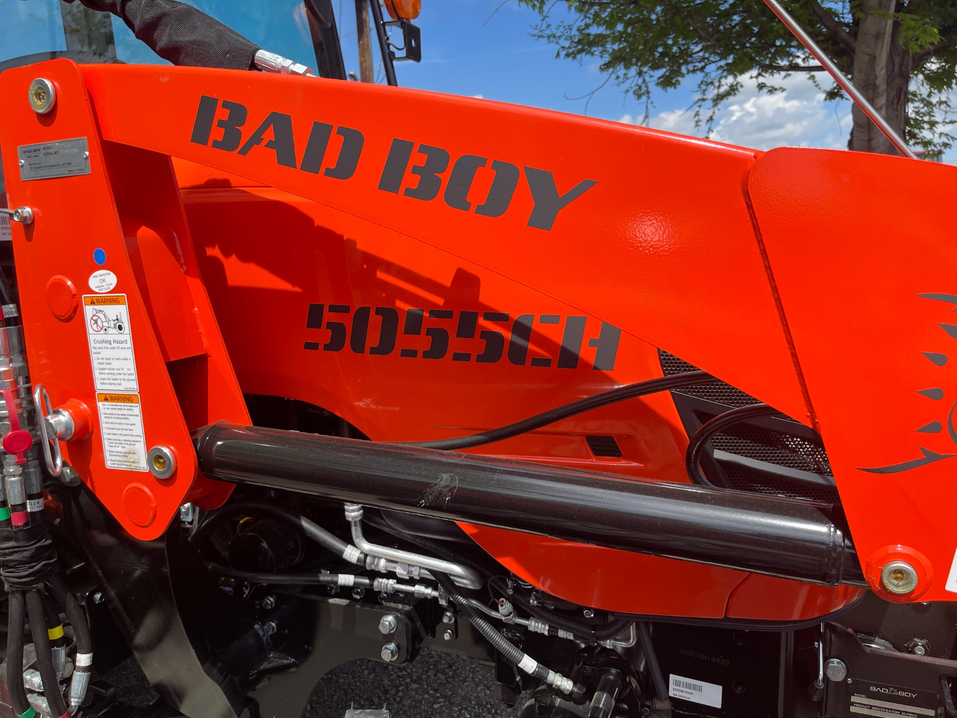 2026 Bad Boy Mowers 5055CH IND Tires with Loader in Topeka, Kansas - Photo 1