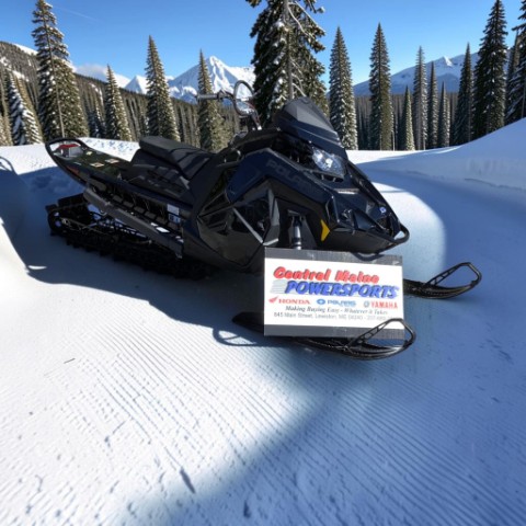 2027 Polaris 850 RMK SPS 146 Gloss Black ES 7S