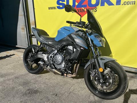 Used 2019 Kawasaki Z650 ABS Motorcycles in Van Nuys, CA | KAWUSED39078