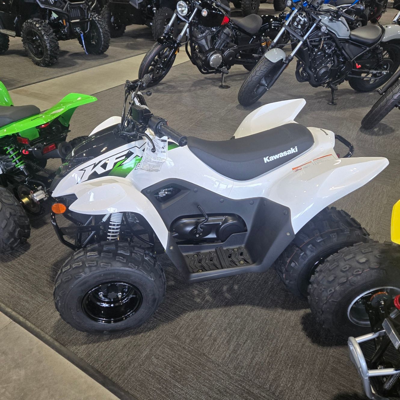 New 2026 Kawasaki KFX®90 ATVs in Elkhart, IN | Stock Number: N/A.