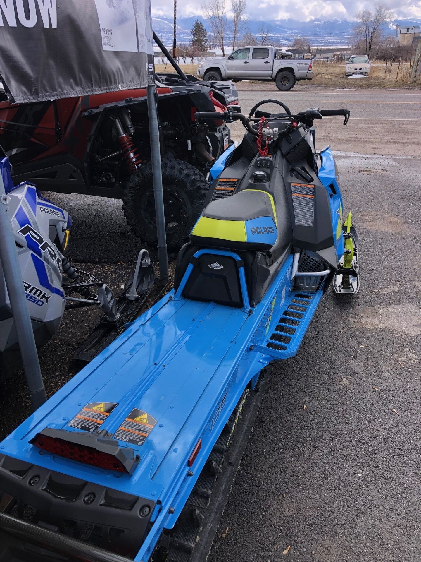 Used 2019 Polaris 850 PRO-RMK 155 SnowCheck Select Snowmobiles in