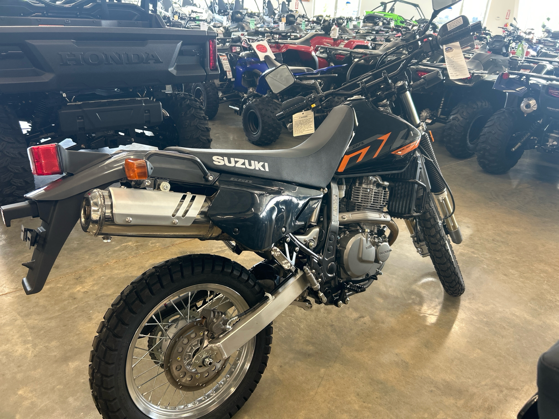 New 2025 Suzuki DR650S Solid Black / Iron Grey | Motorcycles in