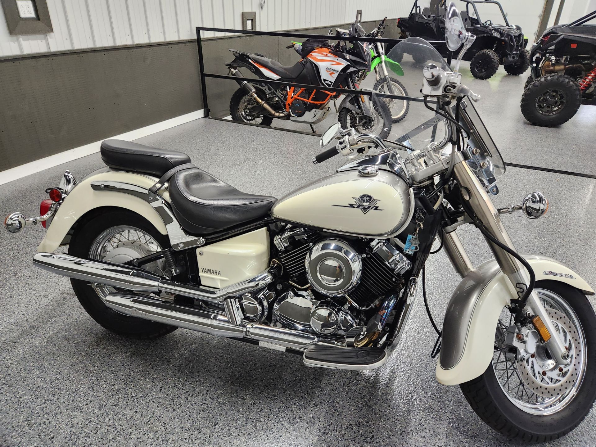STAR Classic パールホワイト Used 2003 Yamaha V Star Classic, Turner ME | Specs, Price, Photos