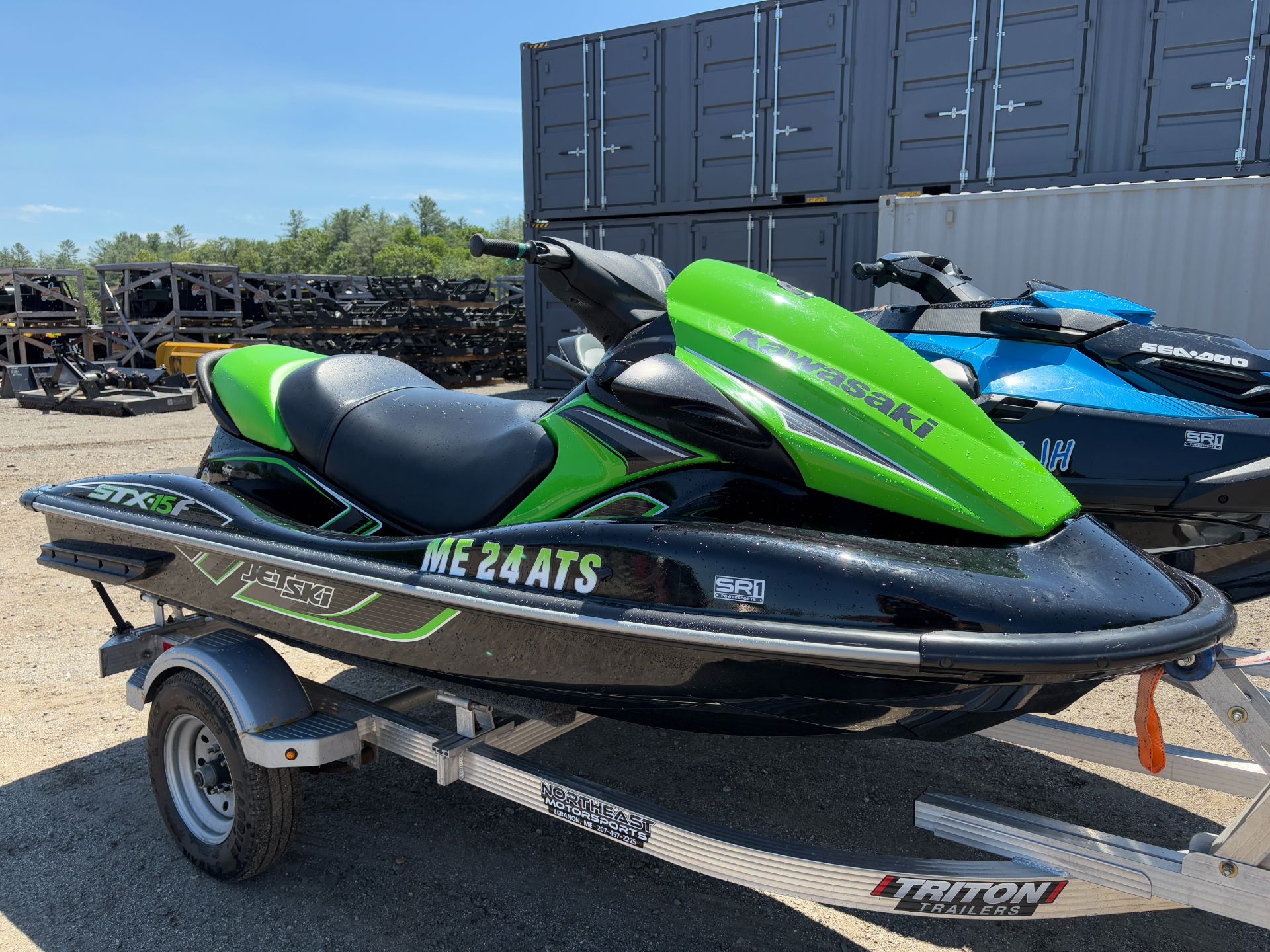 Used 2015 Kawasaki STX 15F PWC Jet Ski w/Reverse, Turner ME