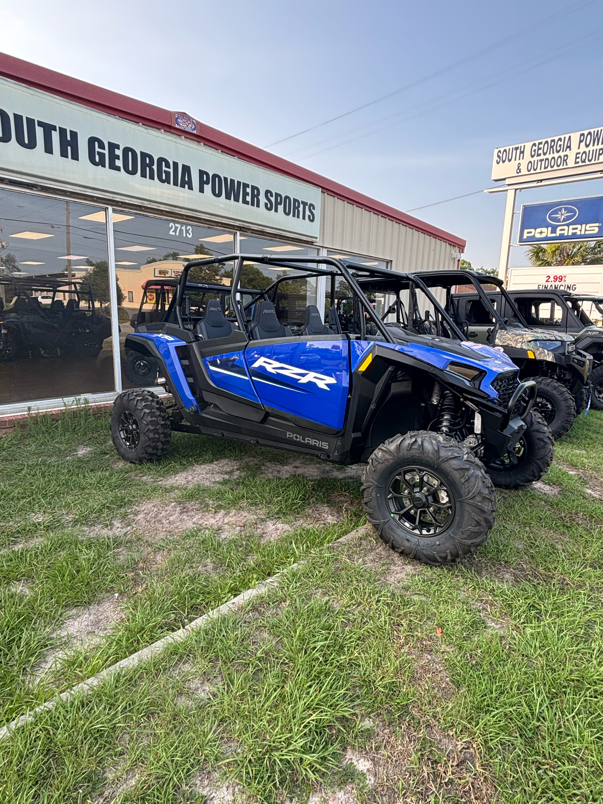 ハイクオリティ ブルーレースアゲート タワー ポイント オベリスク ④ New 2025 Polaris RZR XP 4 1000 Sport Polaris Blue | Utility