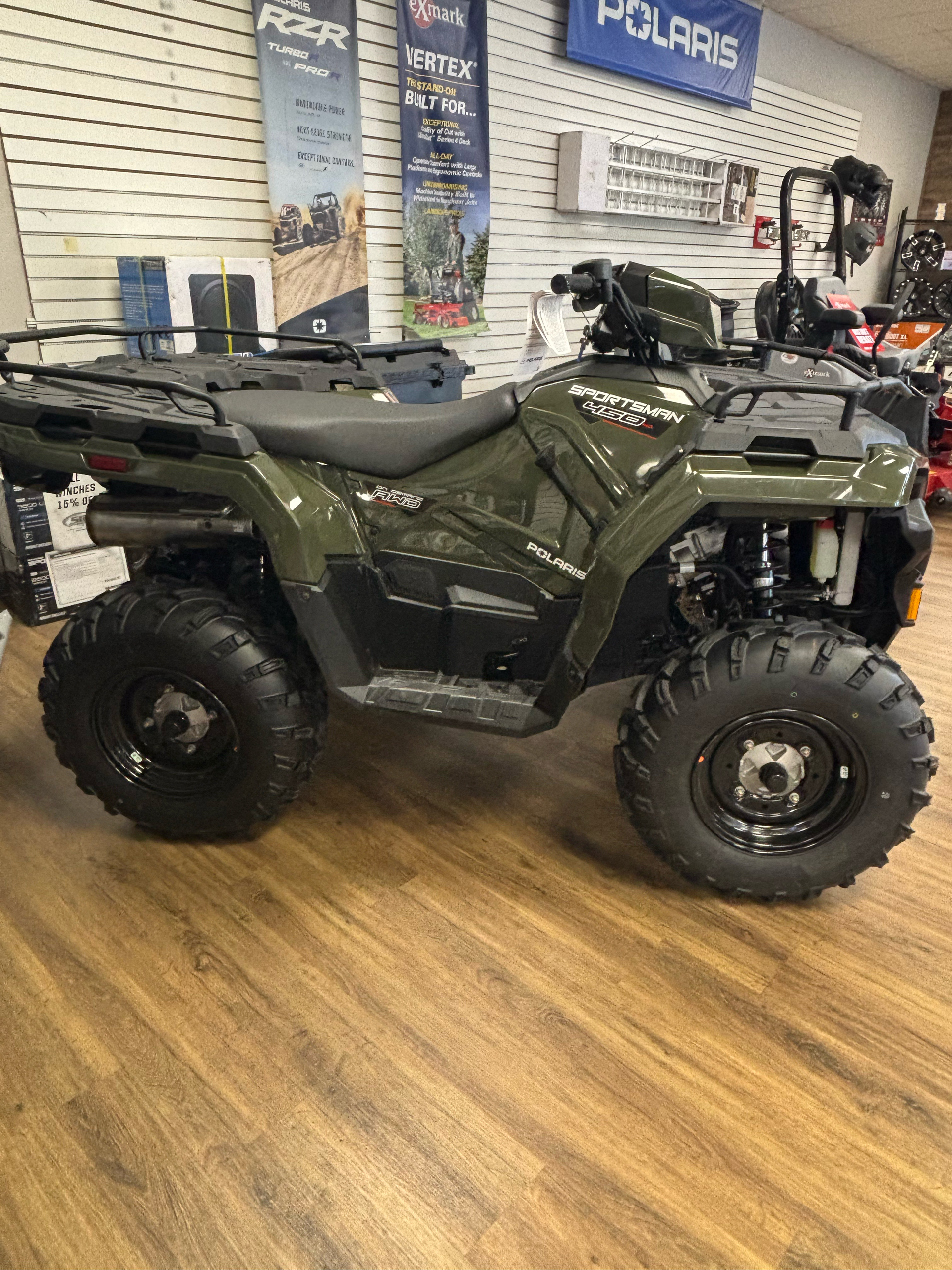 New 2025 Polaris Sportsman 450 H.O. EPS Sage Green | ATVs in