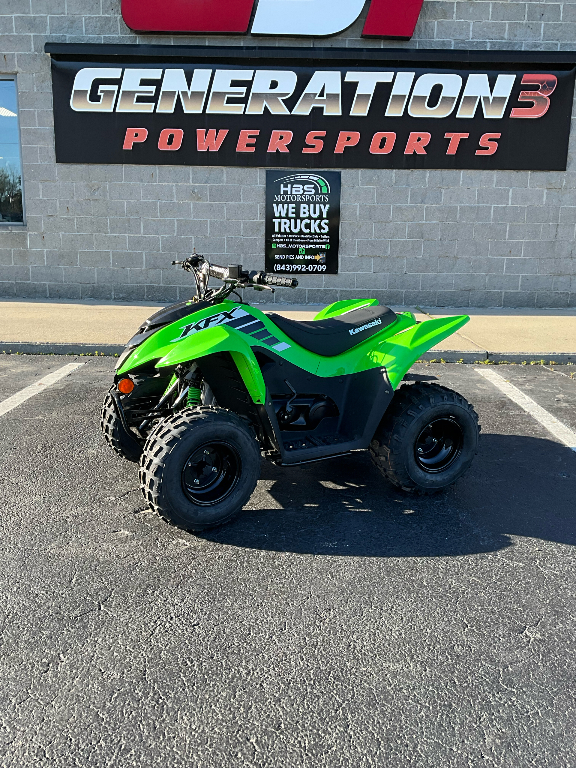 New 2025 Kawasaki KFX 90, Florence SC | Specs, Price, Photos