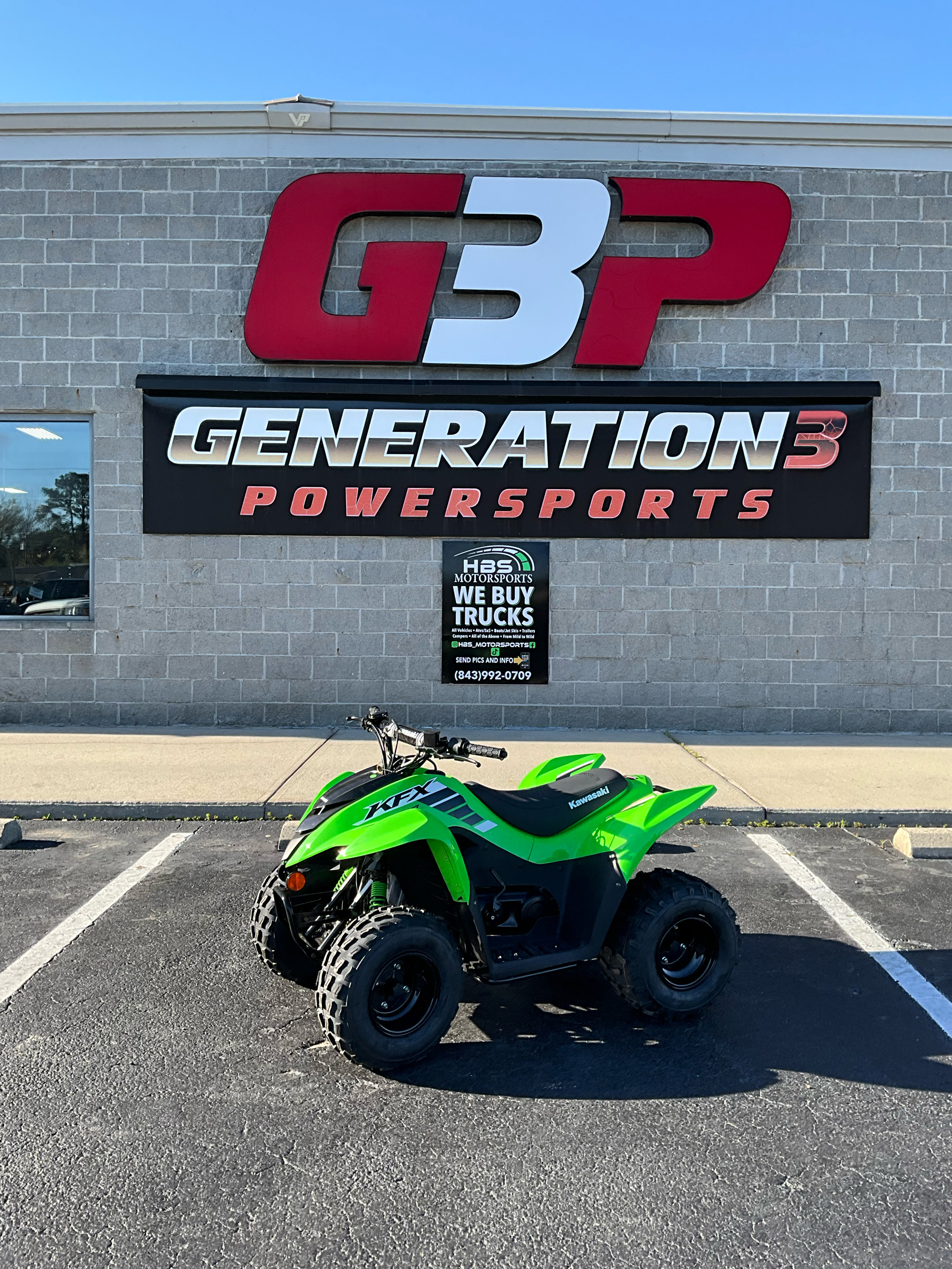 New 2025 Kawasaki KFX 50, Florence SC | Specs, Price, Photos