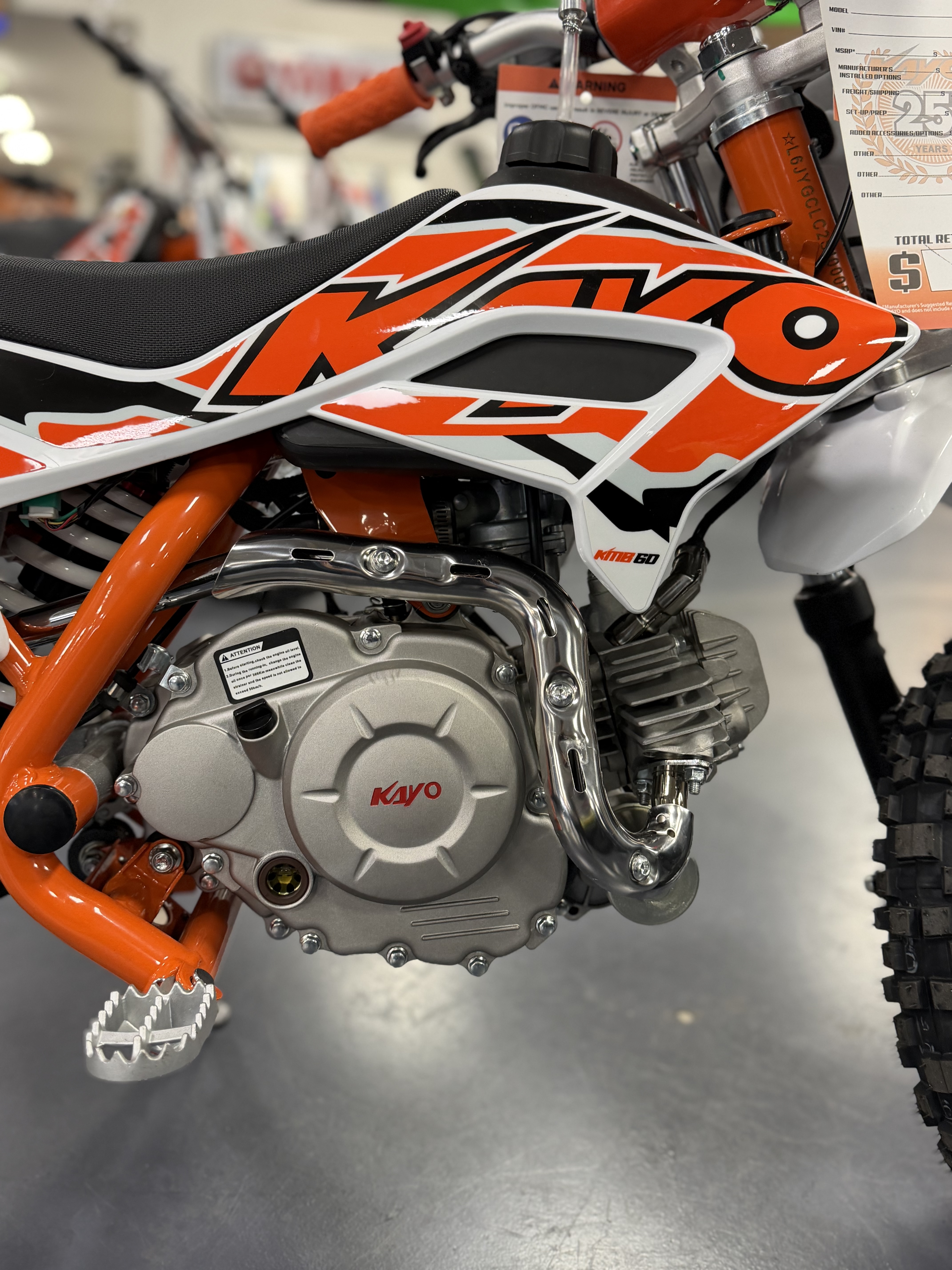 New 2025 Kayo KMB 60, Florence SC | Specs, Price, Photos | White