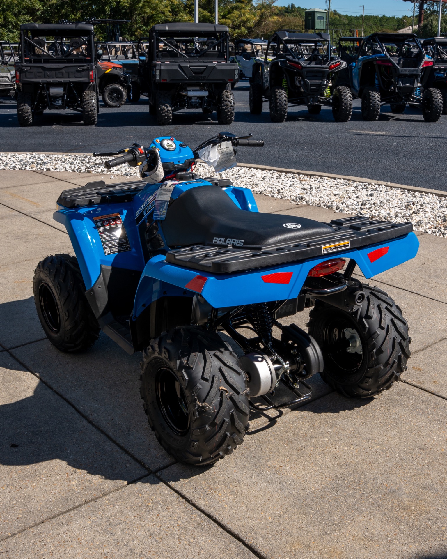 Used 2025 Polaris Sportsman 110 EFI Velocity Blue | ATVs in