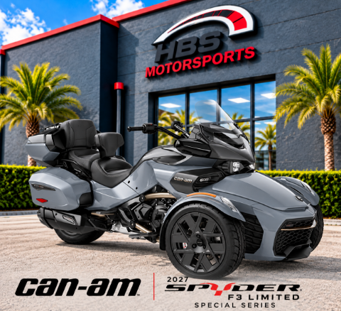 2027 Can-Am Spyder F3 Limited Special Series — photo 1 of 6