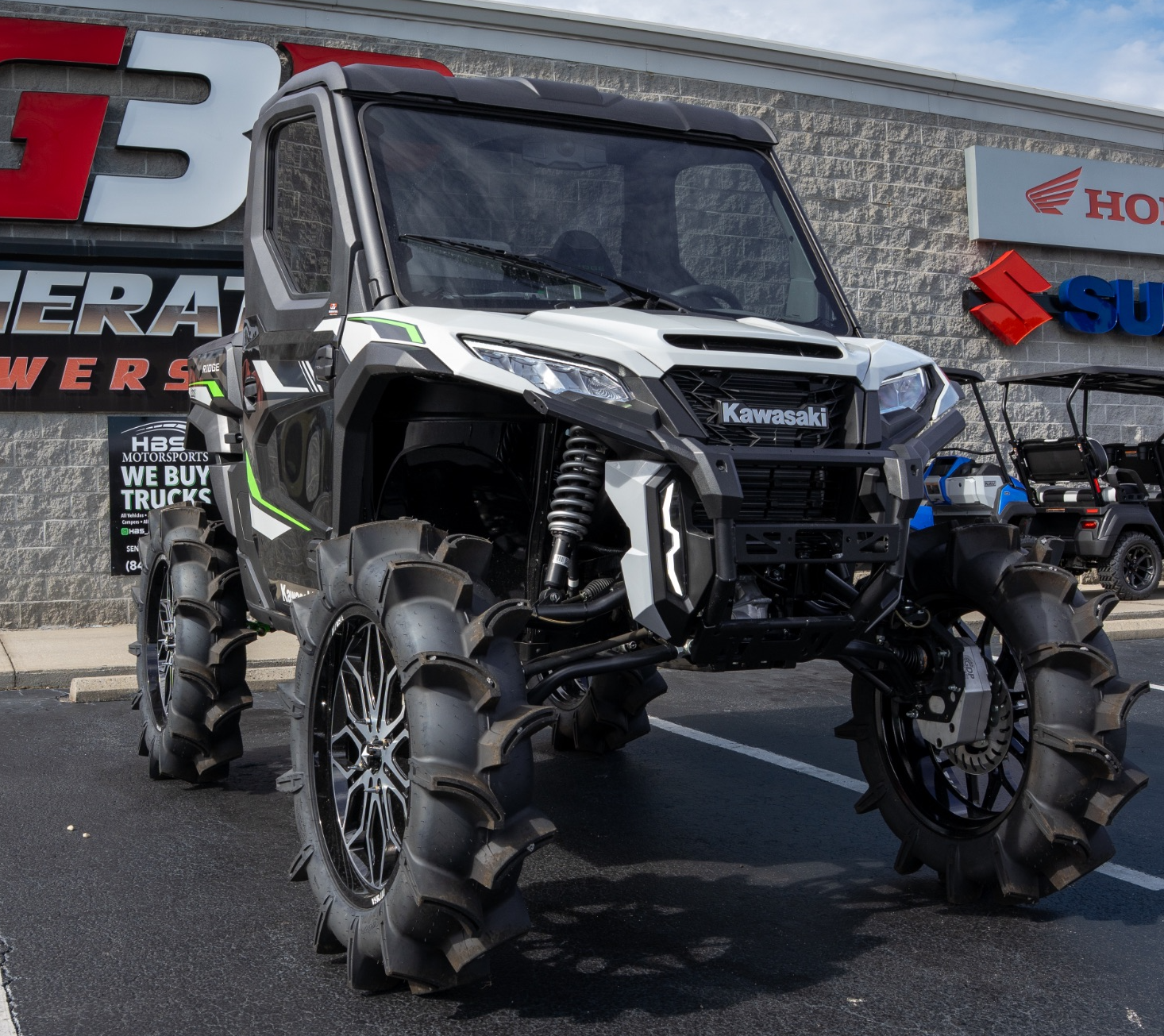 New 2024 Kawasaki RIDGE XR HVAC Ice Gray | Utility Vehicles in