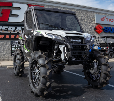 New 2024 Kawasaki RIDGE XR HVAC Ice Gray | Utility Vehicles in