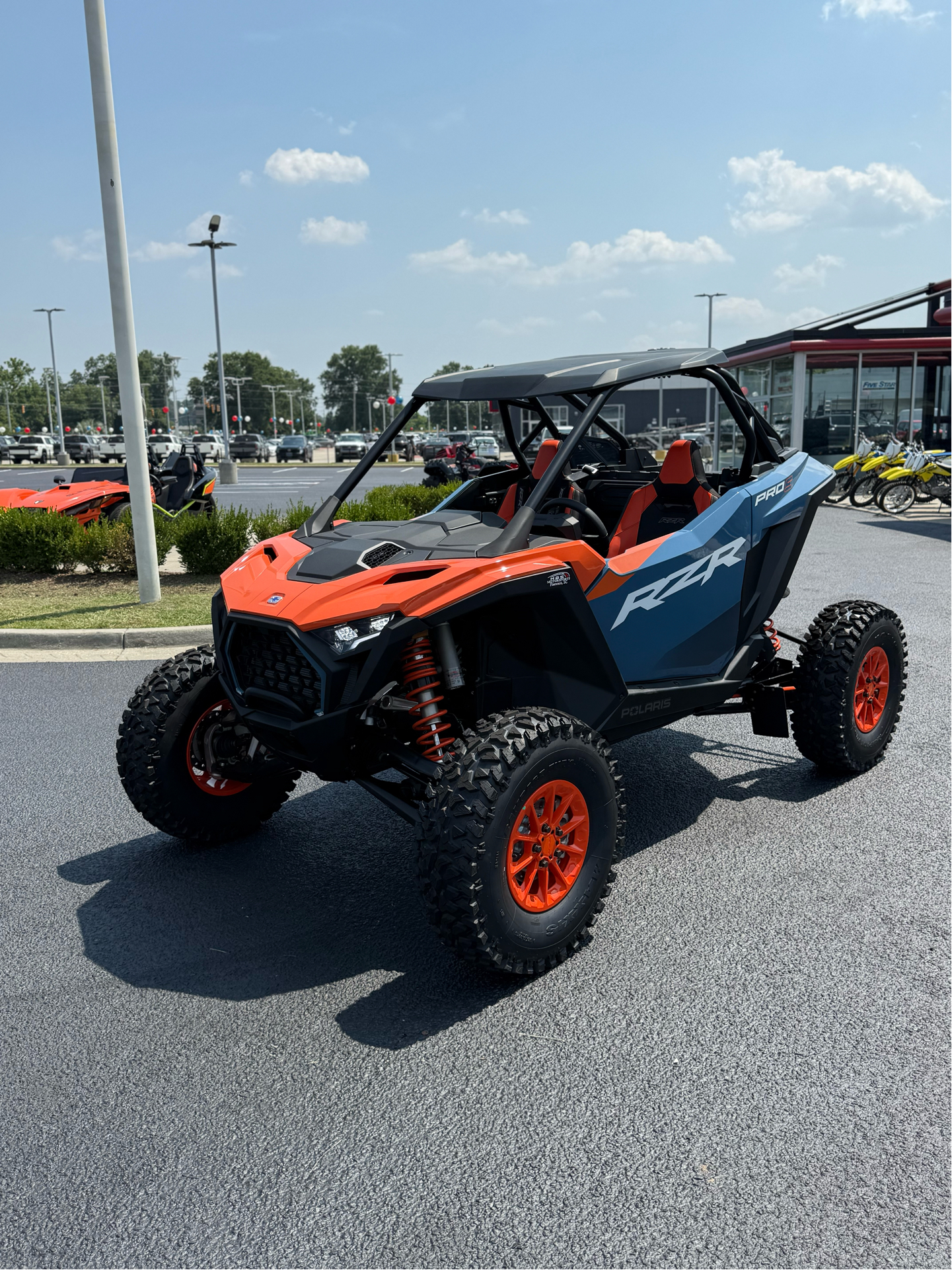 New 2025 Polaris RZR PRO S Premium Orange Burst / Zenith Blue