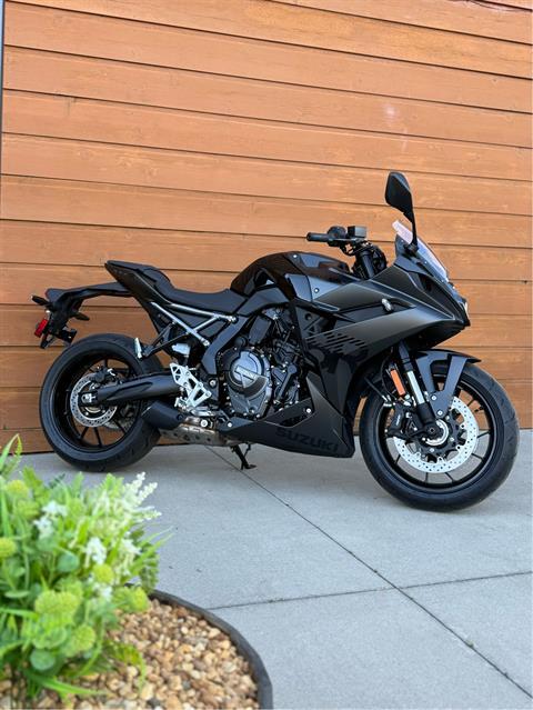 New 2025 Suzuki GSX-8R Metallic Matte Black Motorcycles in