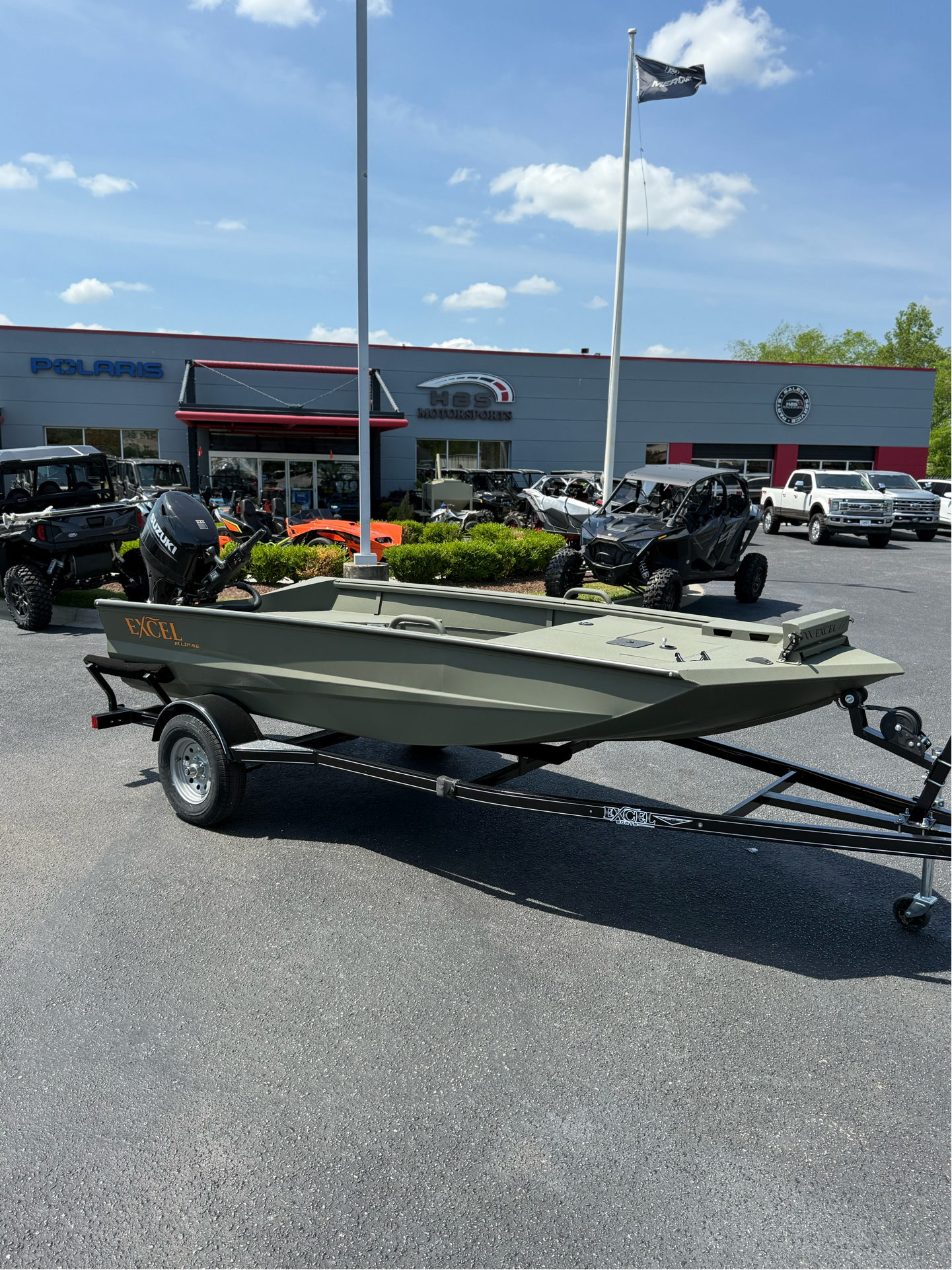 New 2025 Excel ECLIPSE 1554 OD GREEN | Power Boats Outboard in