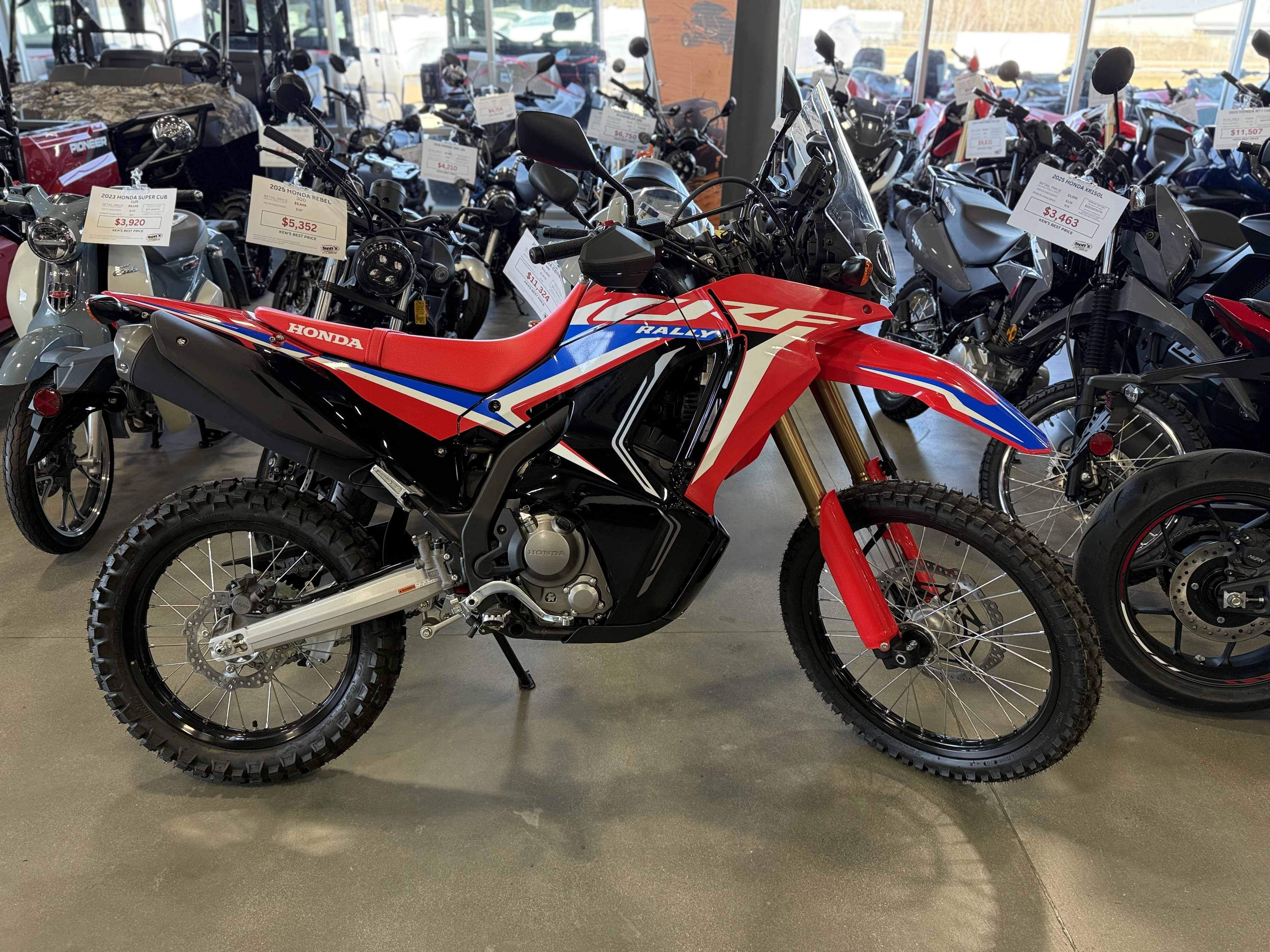 New 2024 Honda CRF300L Rally | Motorcycles in Suamico WI | 300831 Red