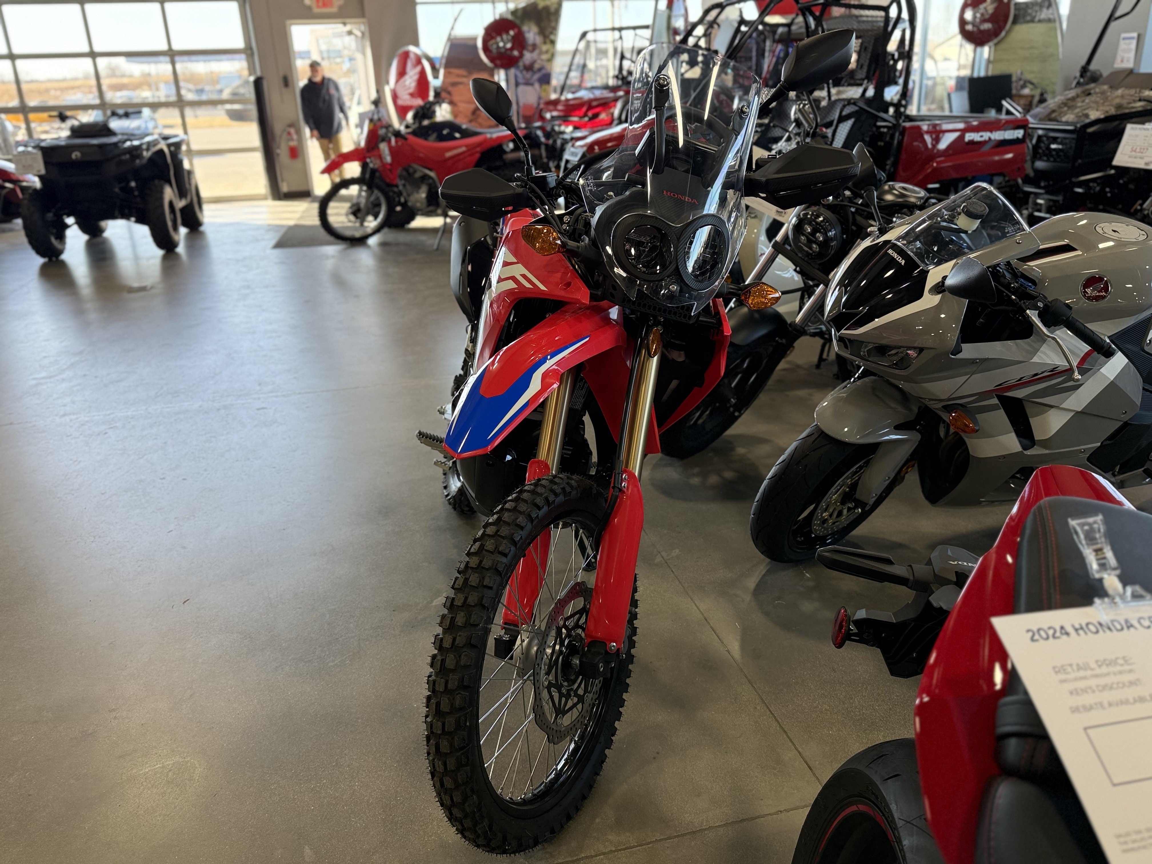 New 2024 Honda CRF300L Rally | Motorcycles in Suamico WI | 300831 Red
