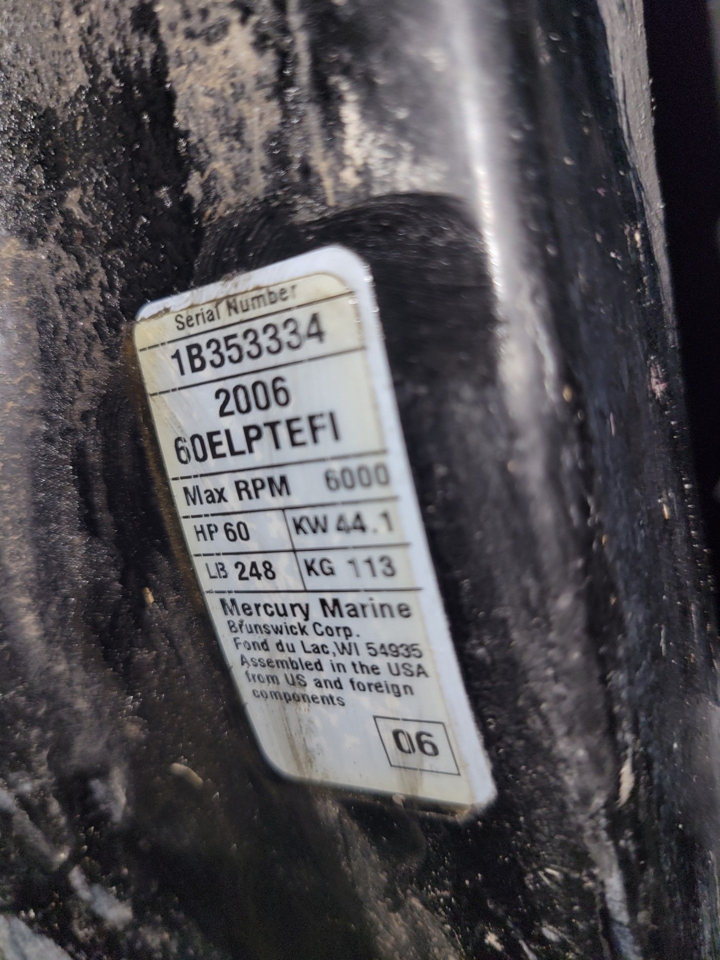 Mercury Marine 60ELHPT FourStroke Tiller in Kaukauna, Wisconsin - Photo 5