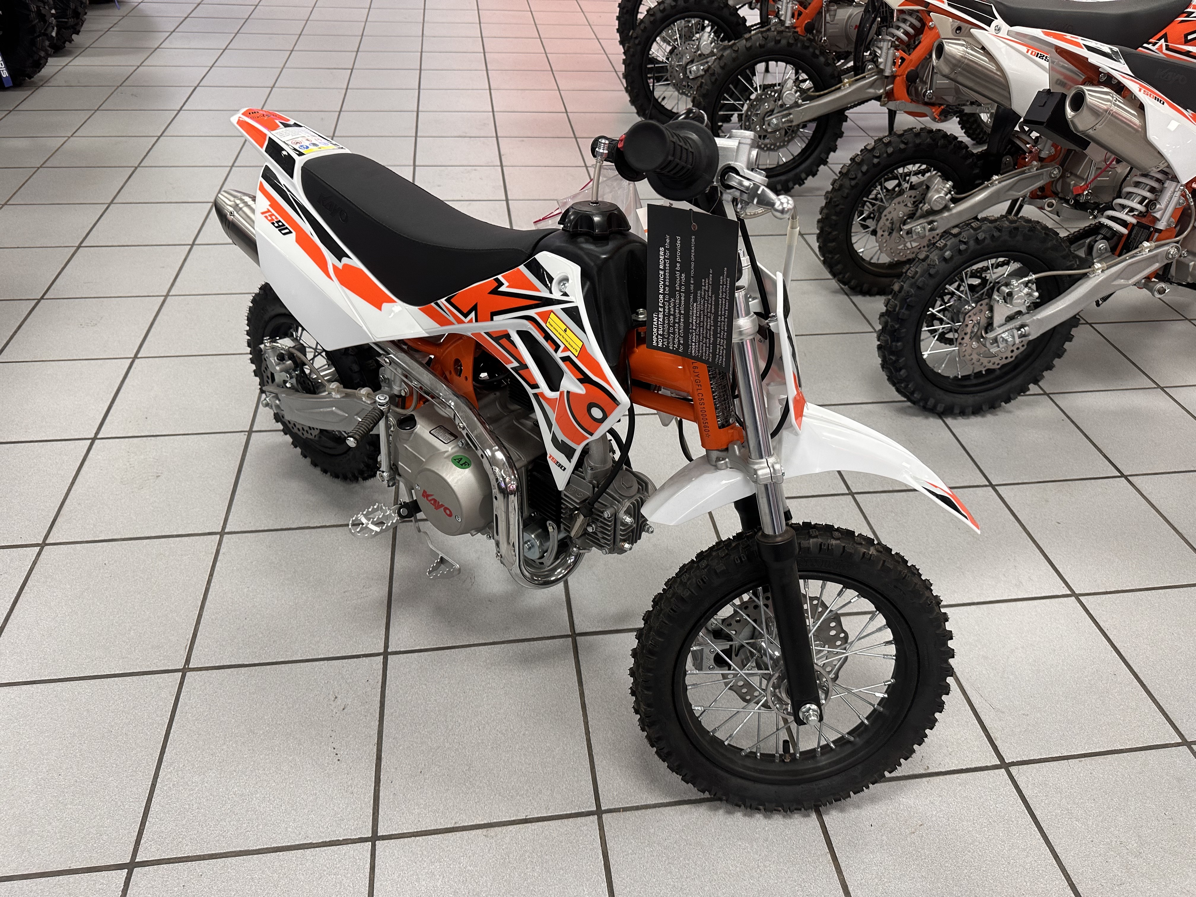 New 2025 Kayo TS 90 | Motorcycles in Kaukauna WI | 000560 White