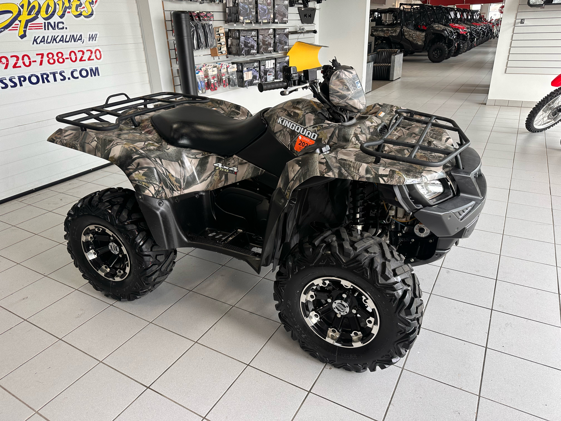 2016 Suzuki KingQuad 750AXi Camo in Kaukauna, Wisconsin - Photo 1