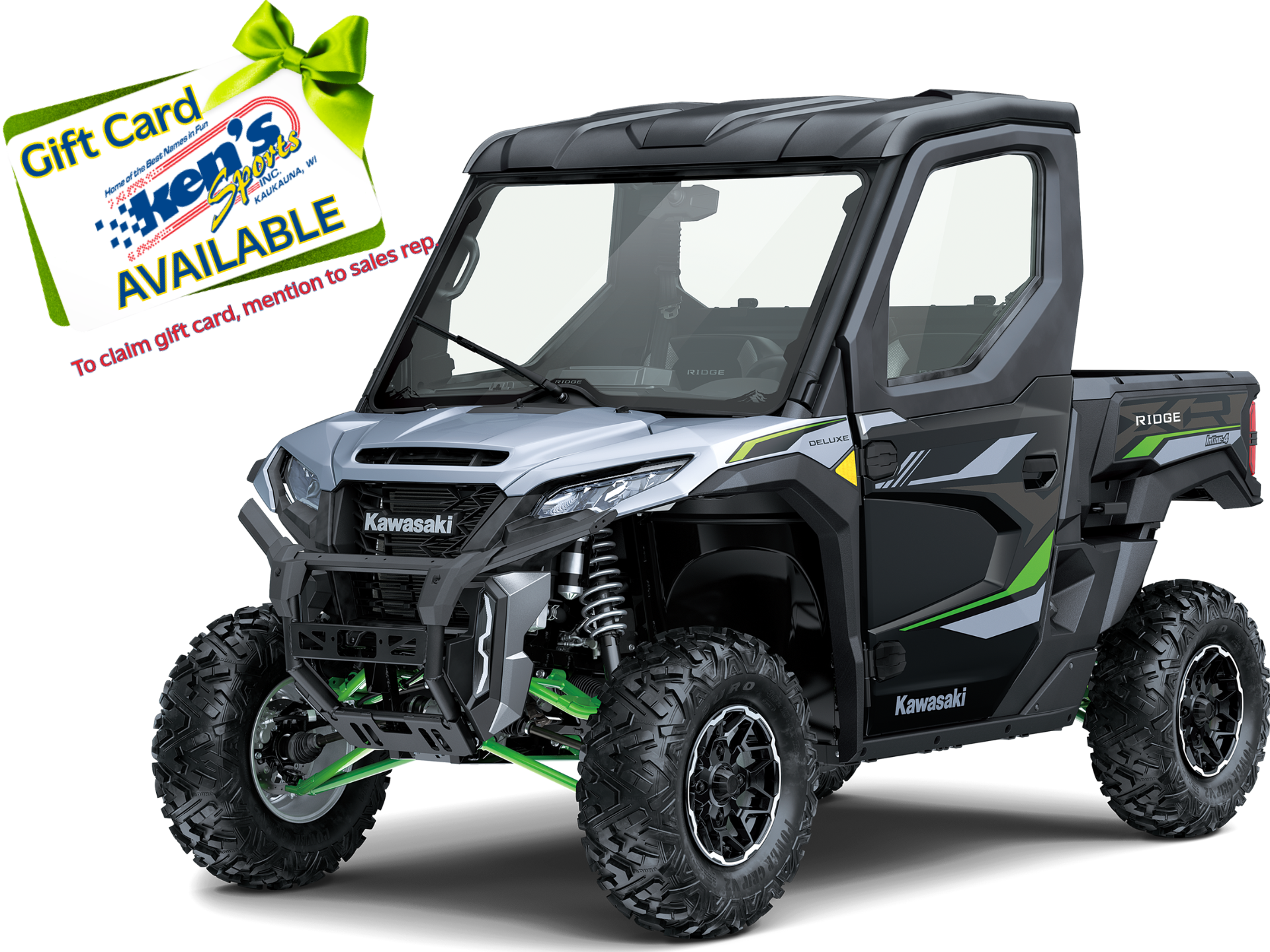 CCKWI New 2025 Kawasaki RIDGE XR Deluxe HVAC | Utility Vehicles in