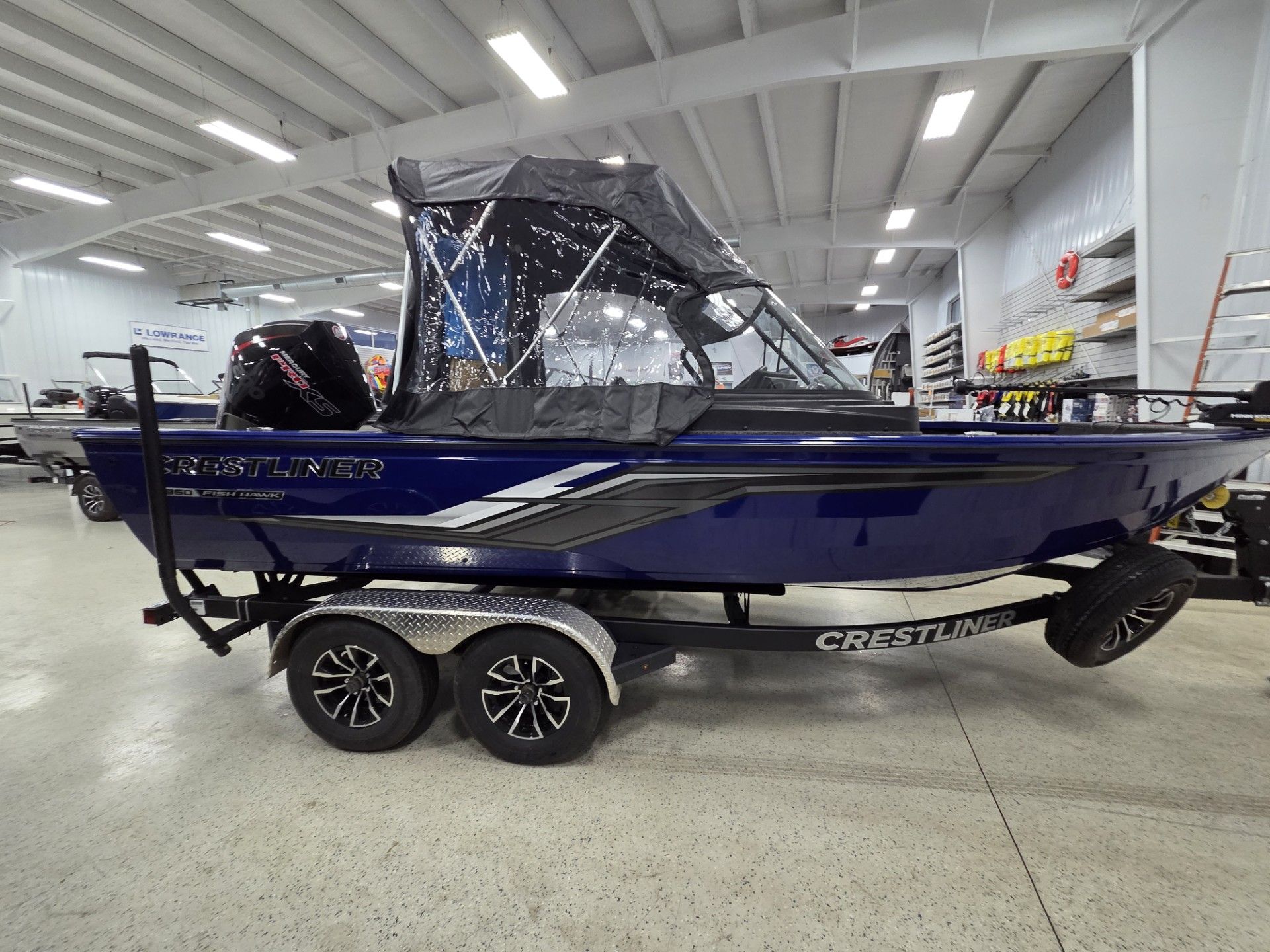 New 2025 Crestliner 1950 Fish Hawk | Power Boats Outboard in Kaukauna WI |  FK019 BLUE