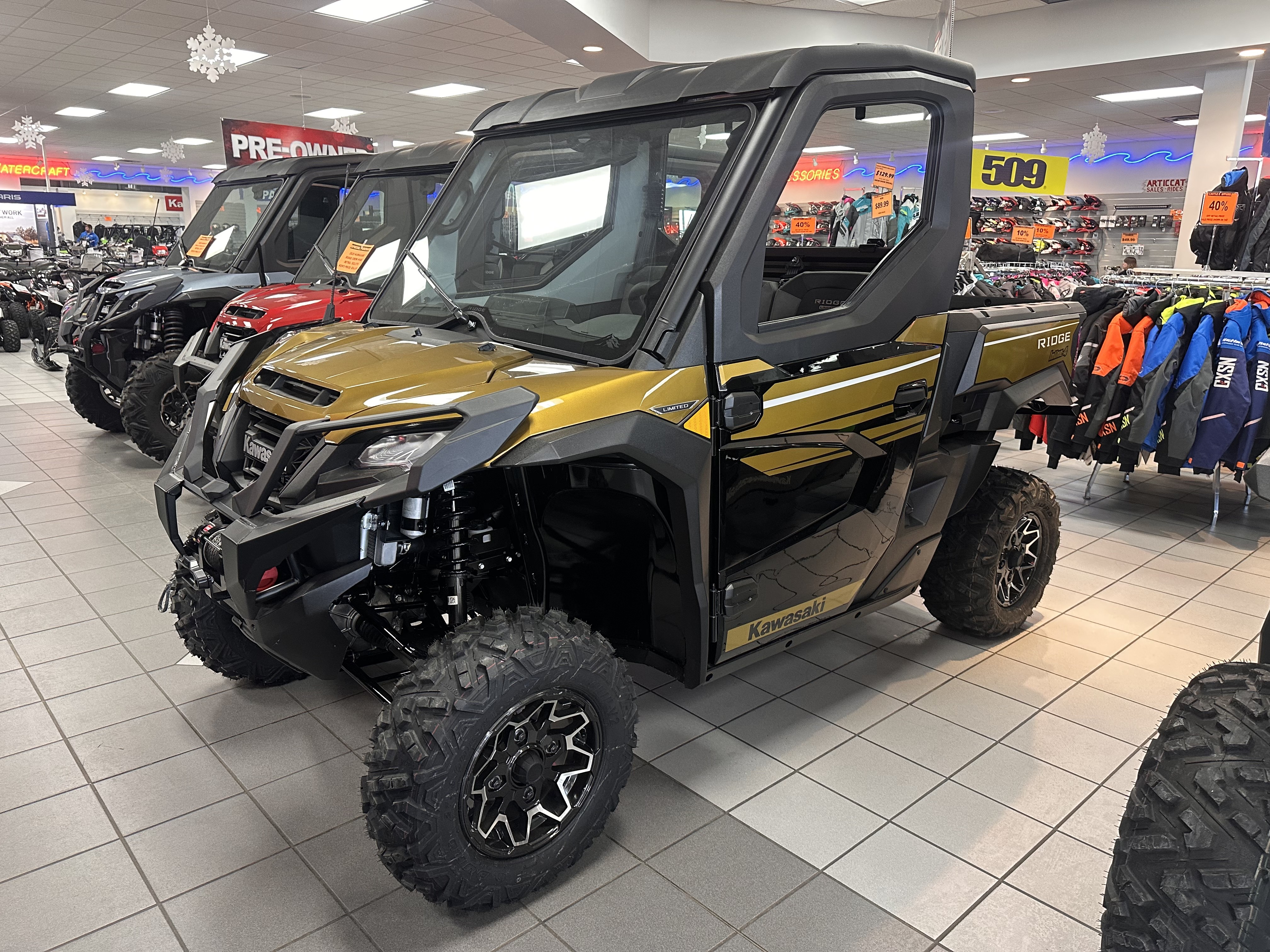 New 2025 Kawasaki RIDGE® Limited HVAC | Utility Vehicles in