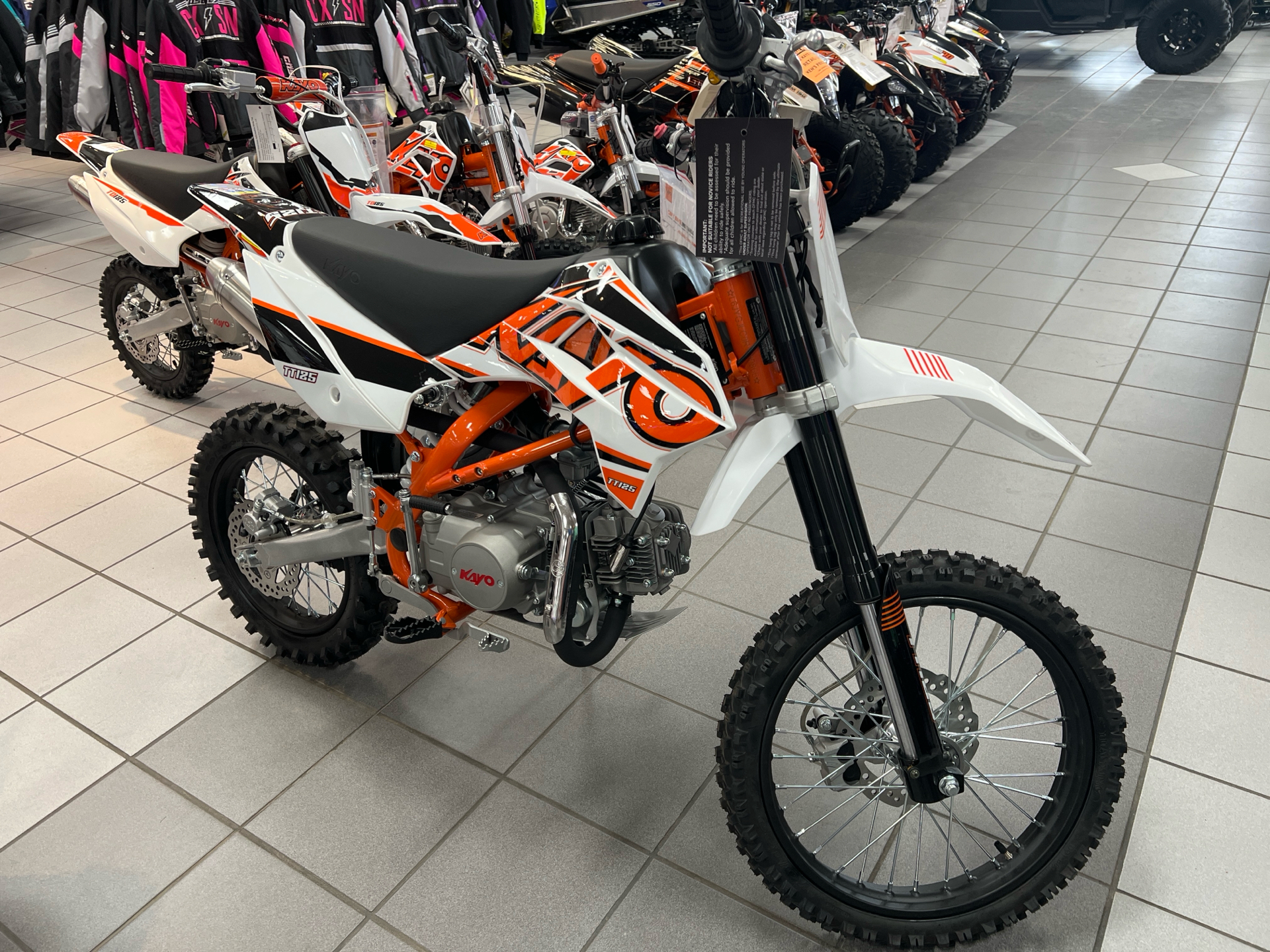 New 2024 Kayo TT 125 | Motorcycles in Kaukauna WI | 000892 White
