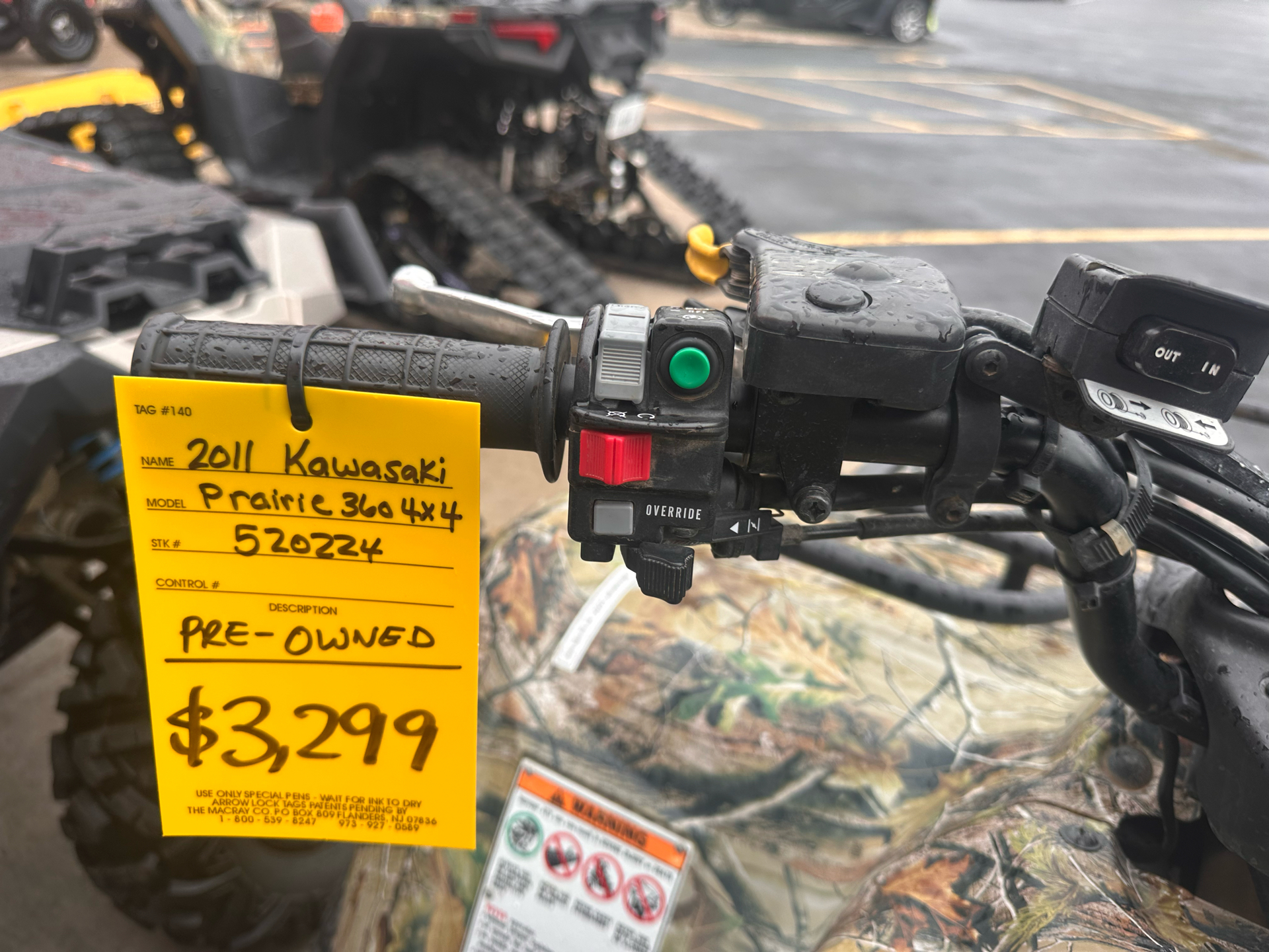 2011 Kawasaki Prairie® 360 4x4 Camo in Kaukauna, Wisconsin - Photo 6