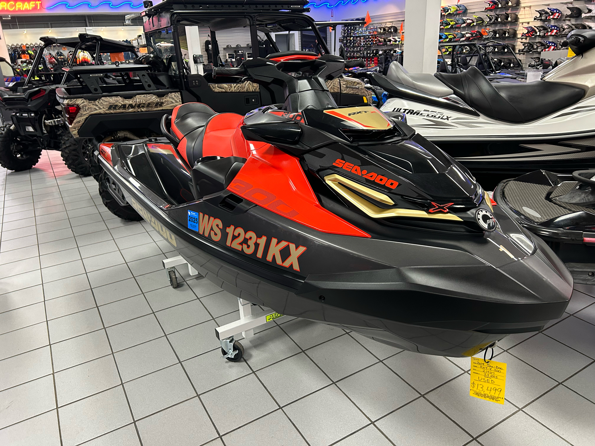 2019 Sea-Doo RXT-X 300 iBR + Sound System in Kaukauna, Wisconsin - Photo 1