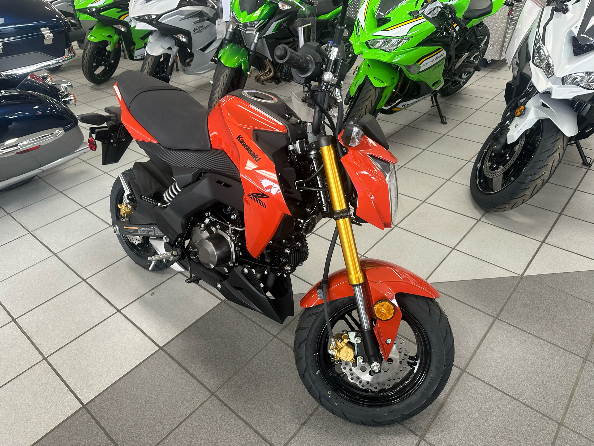 New 2025 Kawasaki Z125 Pro Motorcycles in Kaukauna WI 32783