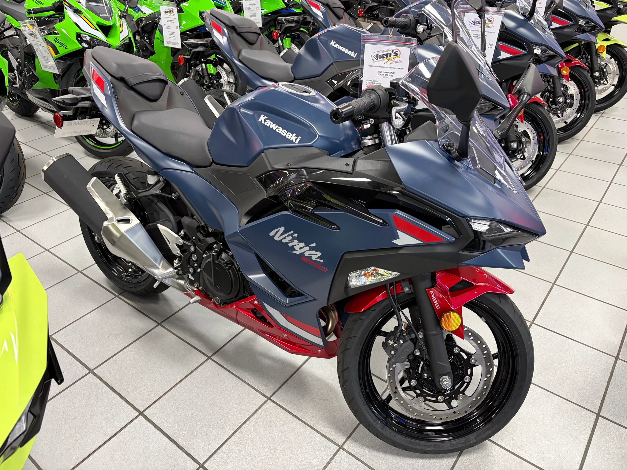 2026 Kawasaki Ninja® 500 ABS 1