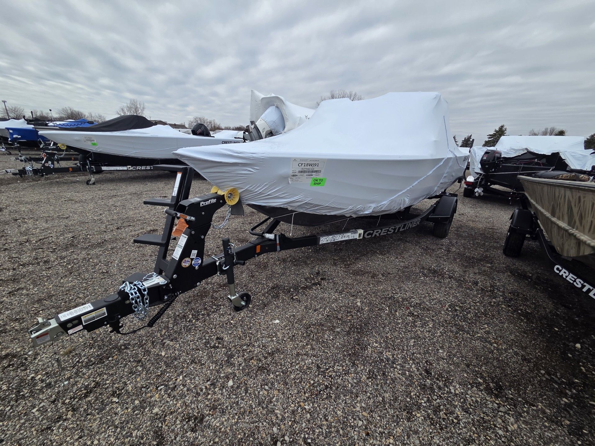 2026 Crestliner 1850 FISH HAWK WT JS