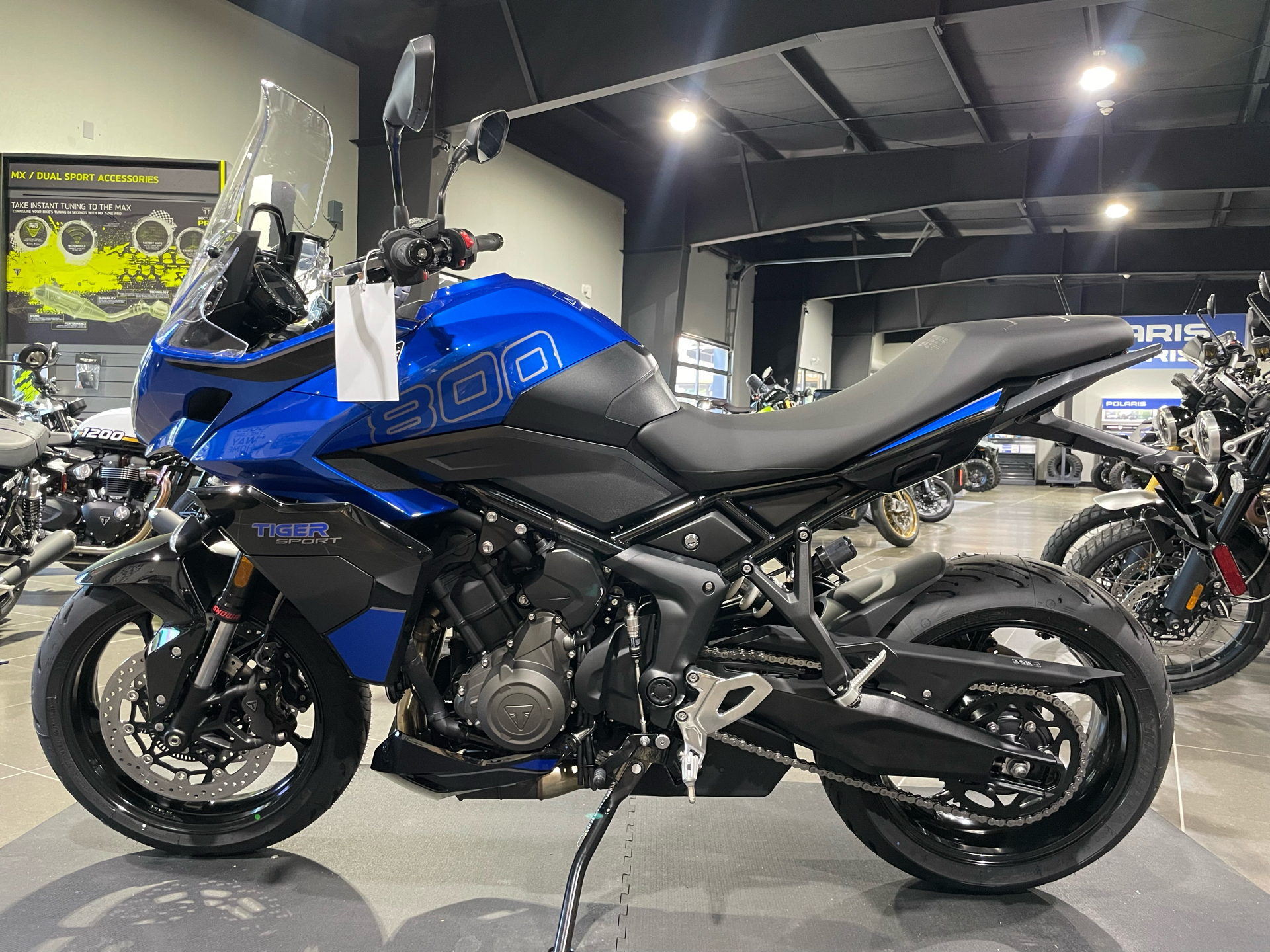 New 2026 Triumph Tiger Sport 800 Caspian Blue/ Phantom Black