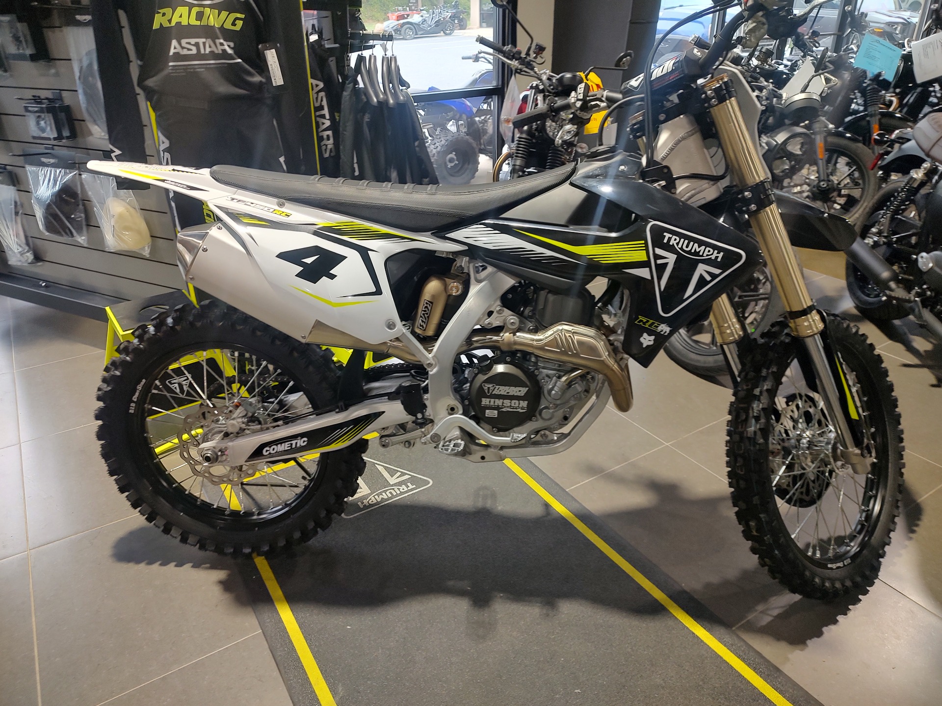 New 2025 Triumph TF 450-RC Edition Jet Black / Pure White