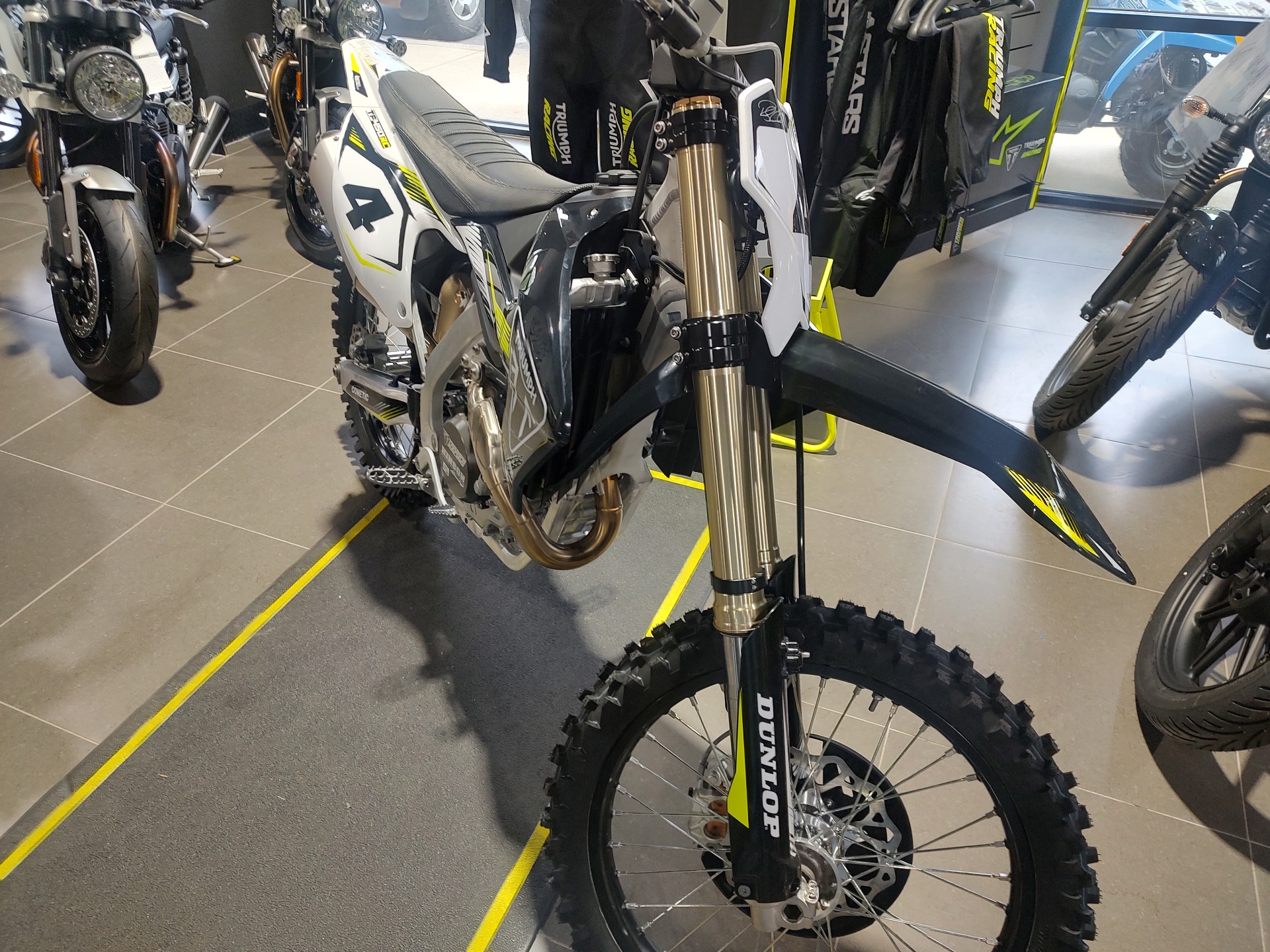 New 2025 Triumph TF 450-RC Edition Jet Black / Pure White