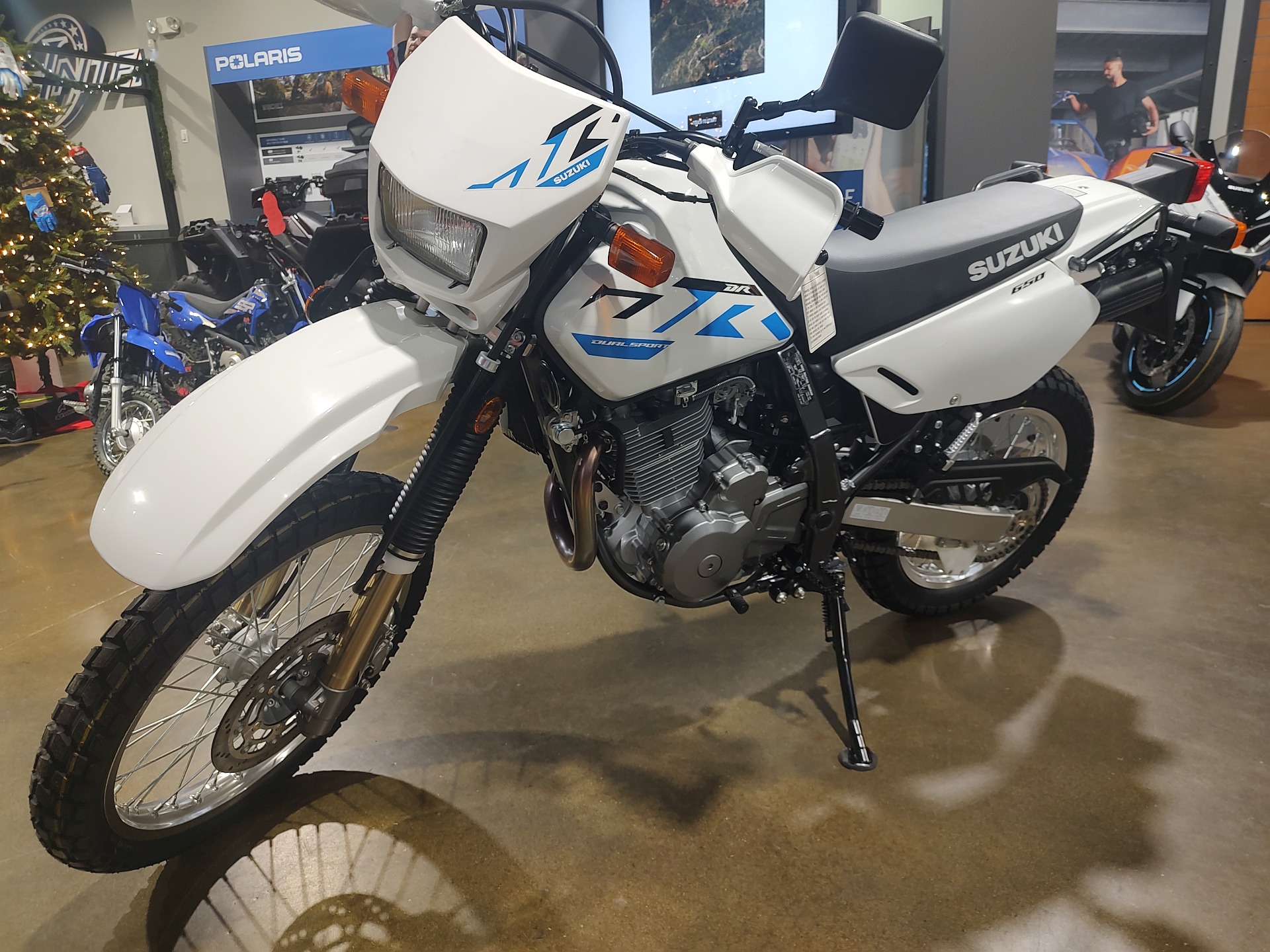 New 2025 Suzuki DR650S Solid Special White No. 2 Motorcycles For