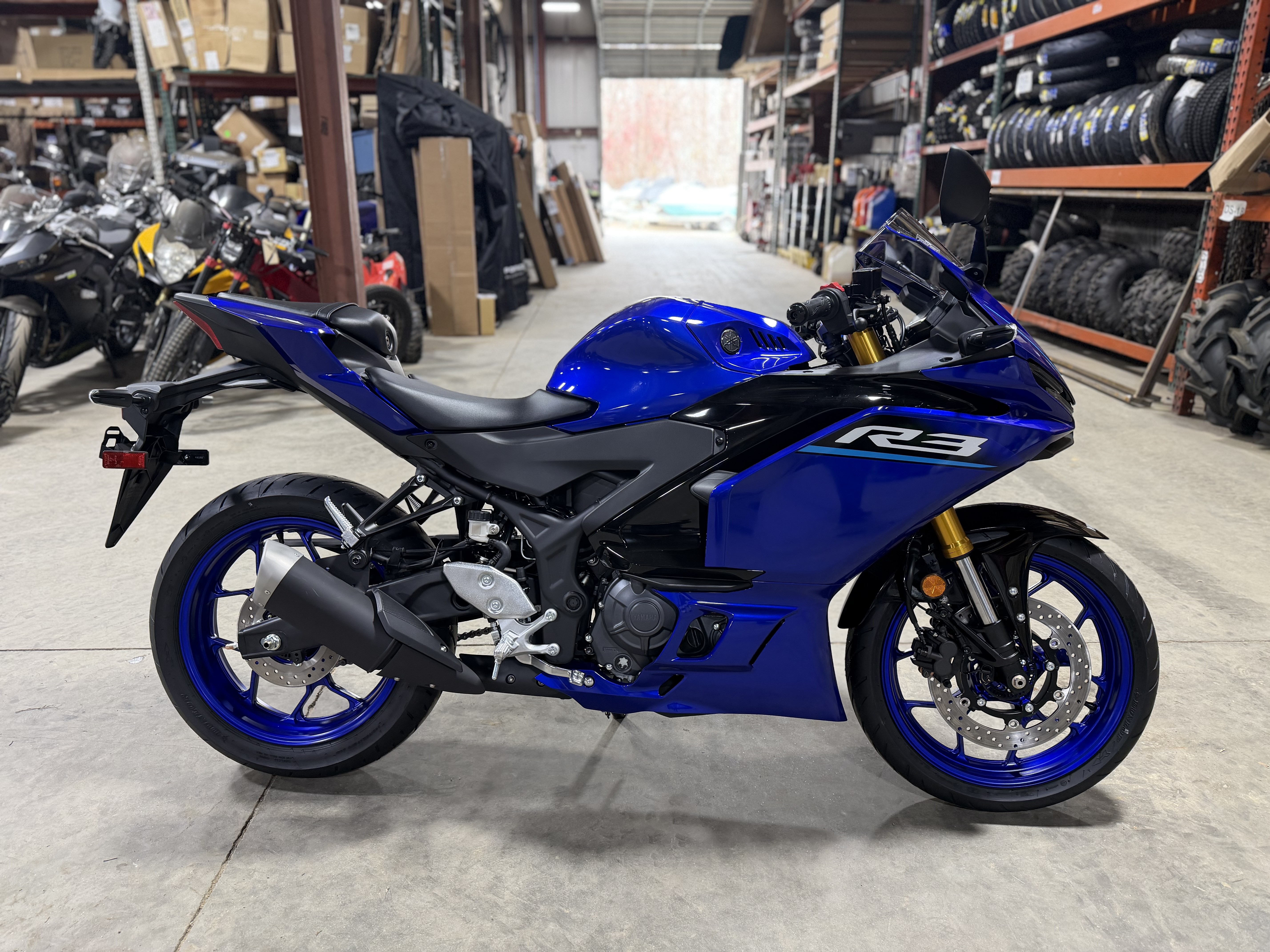 New 2026 Yamaha YZF-R3 Team Yamaha Blue Motorcycles For Sale in 